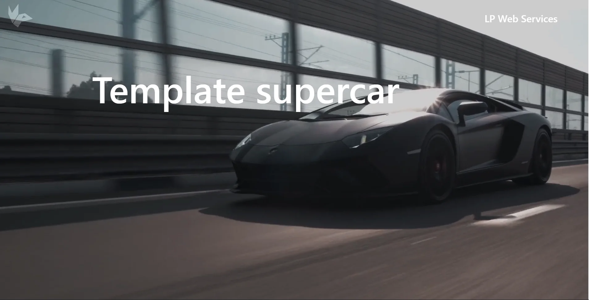 immagine template supercar